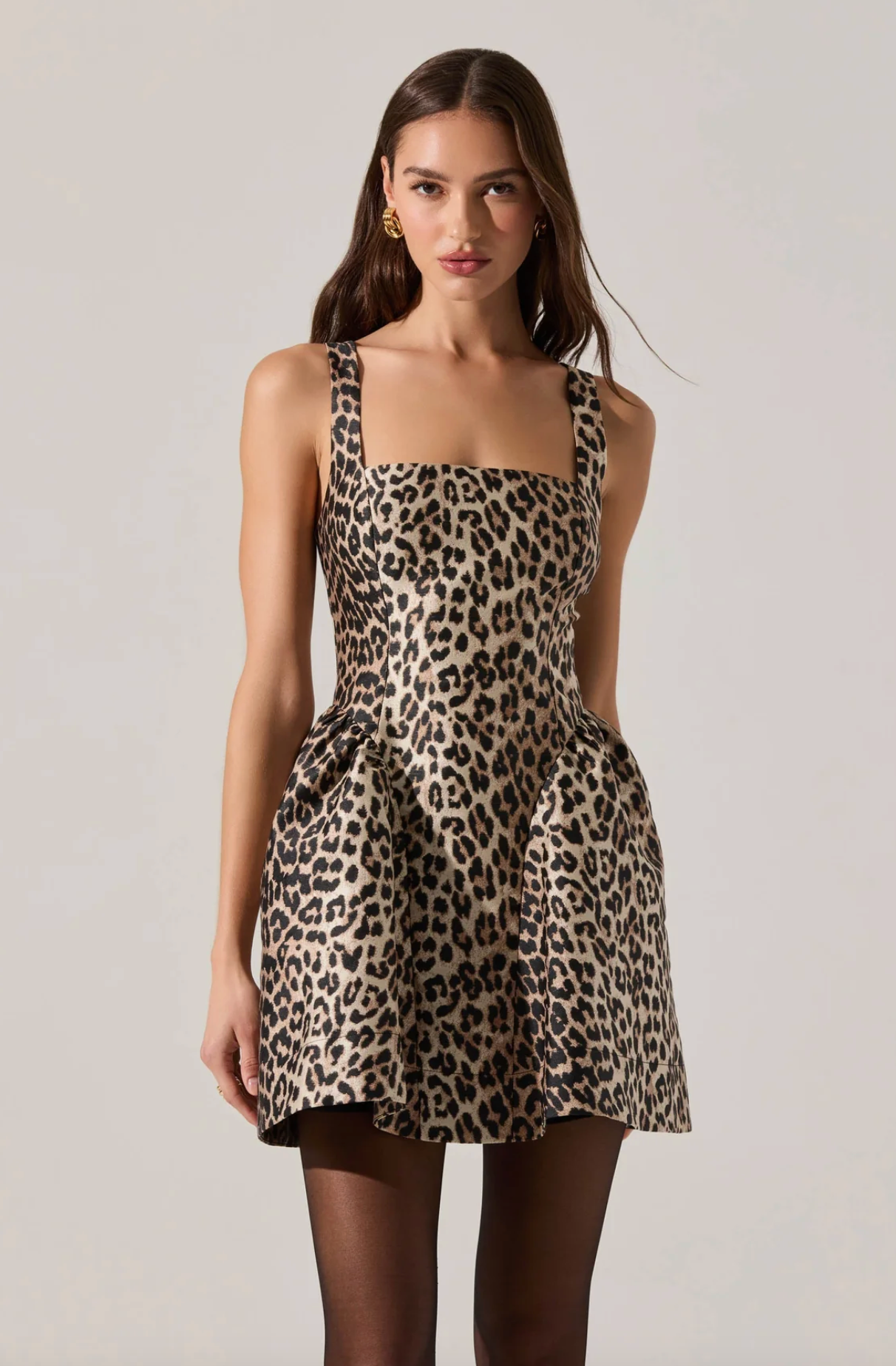 astr short dresses Off shoulder bubble hem mini dress