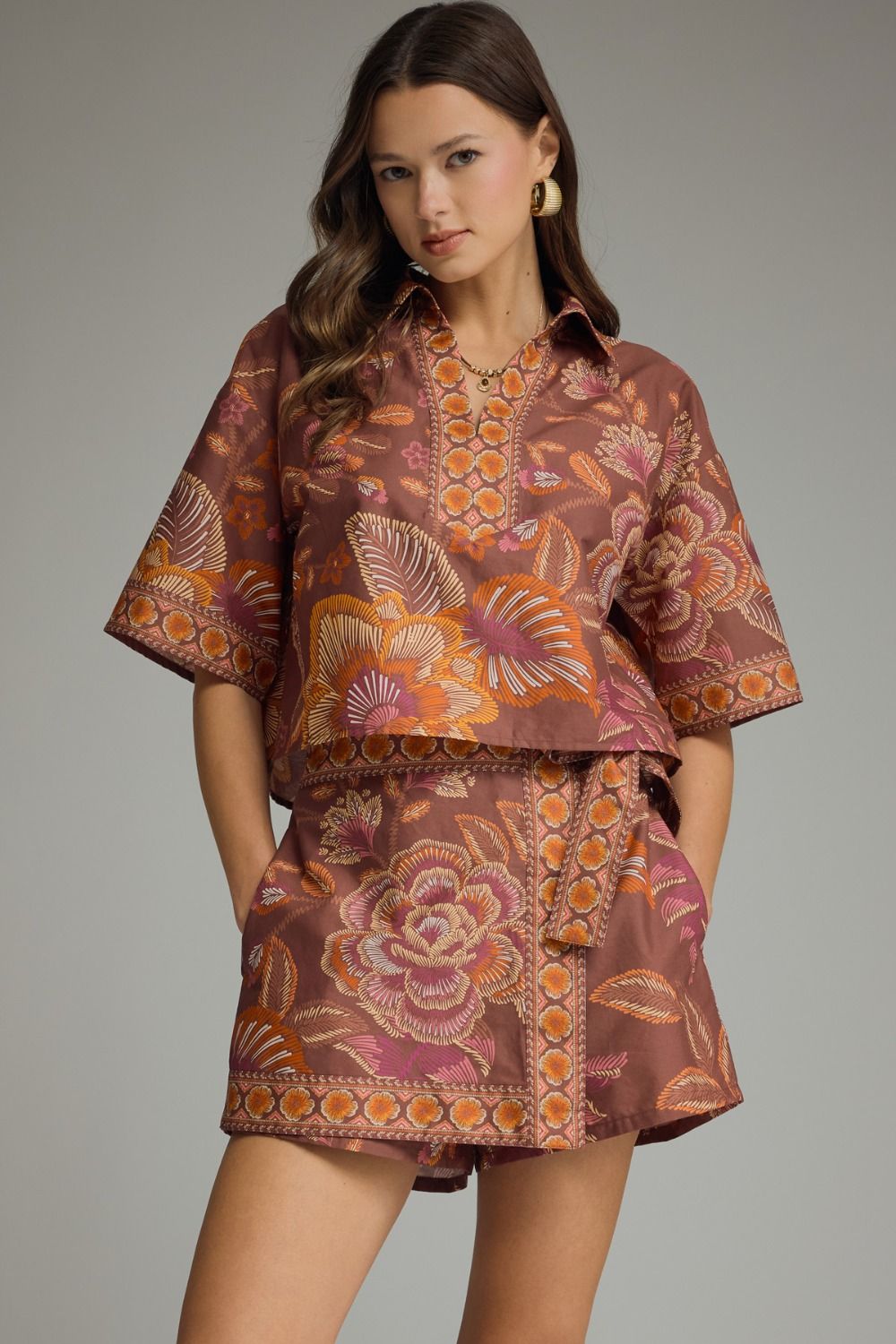 ETO Skort/ Top Set- Terracotta