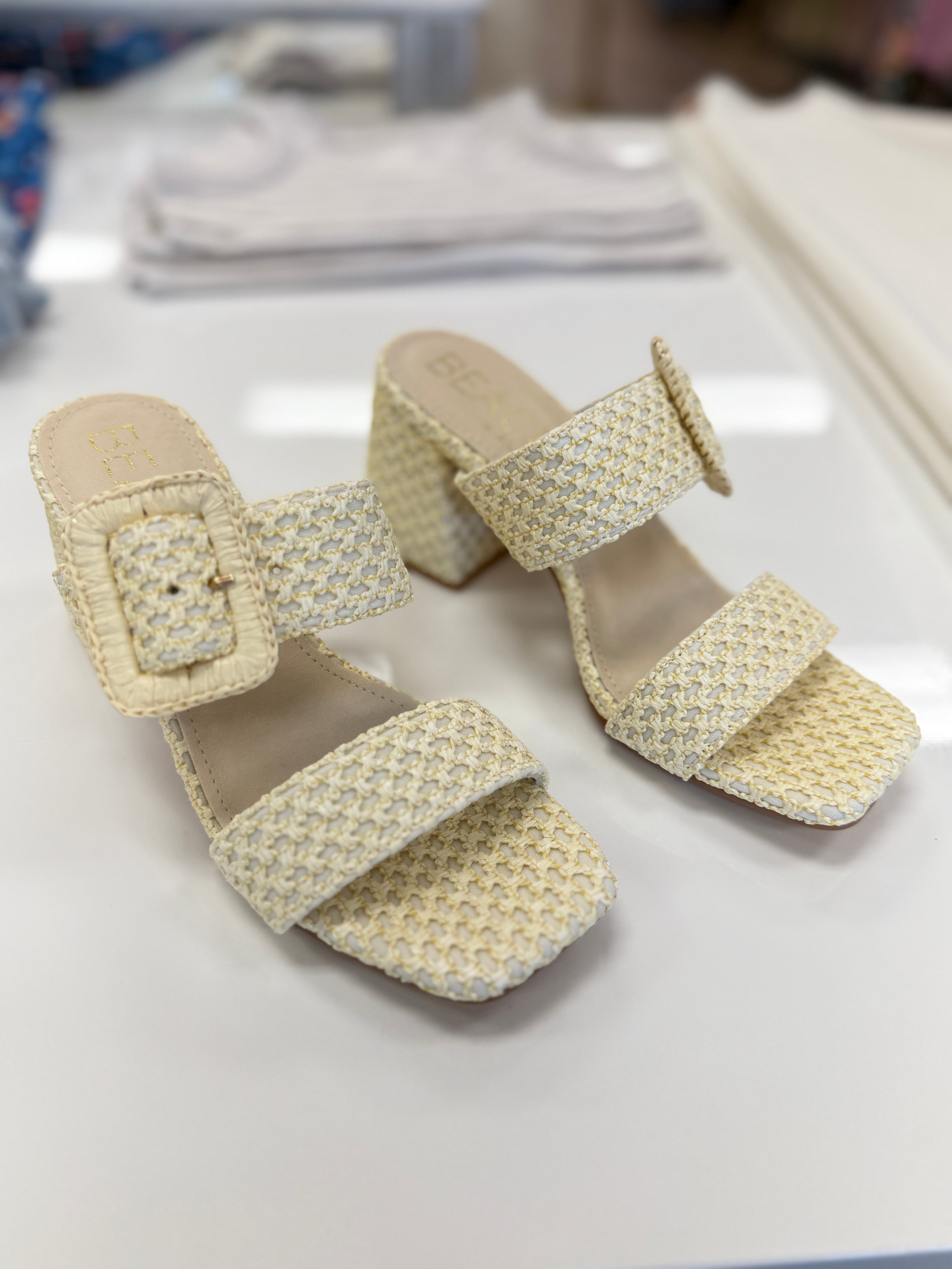 Matisse Lucy Raffia Heel