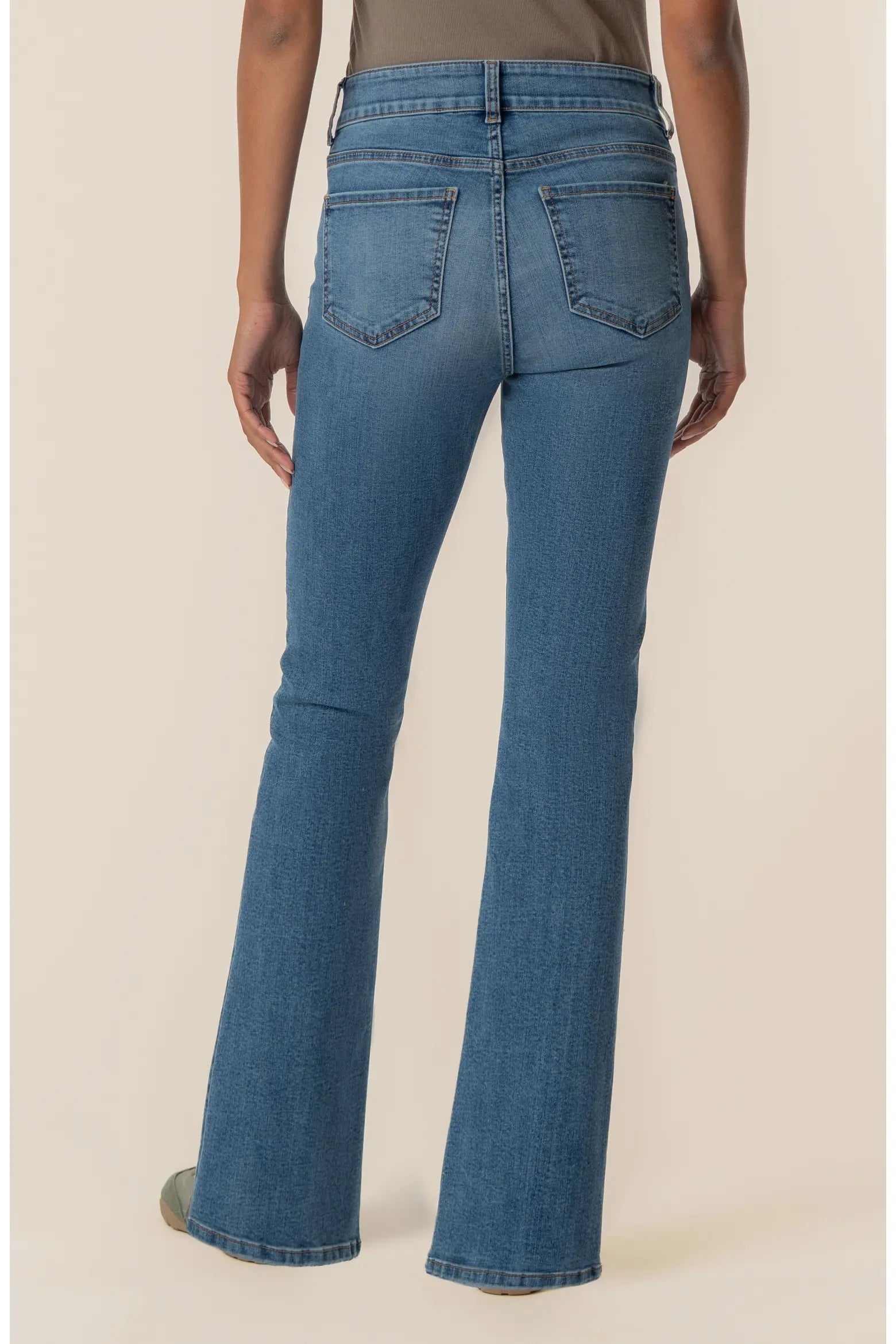 Kut  Stella Highrise Flare Denim- Wish