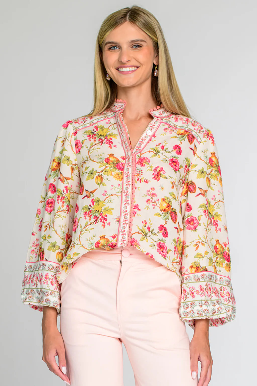 Elizabeth James Emily Top- English Garden