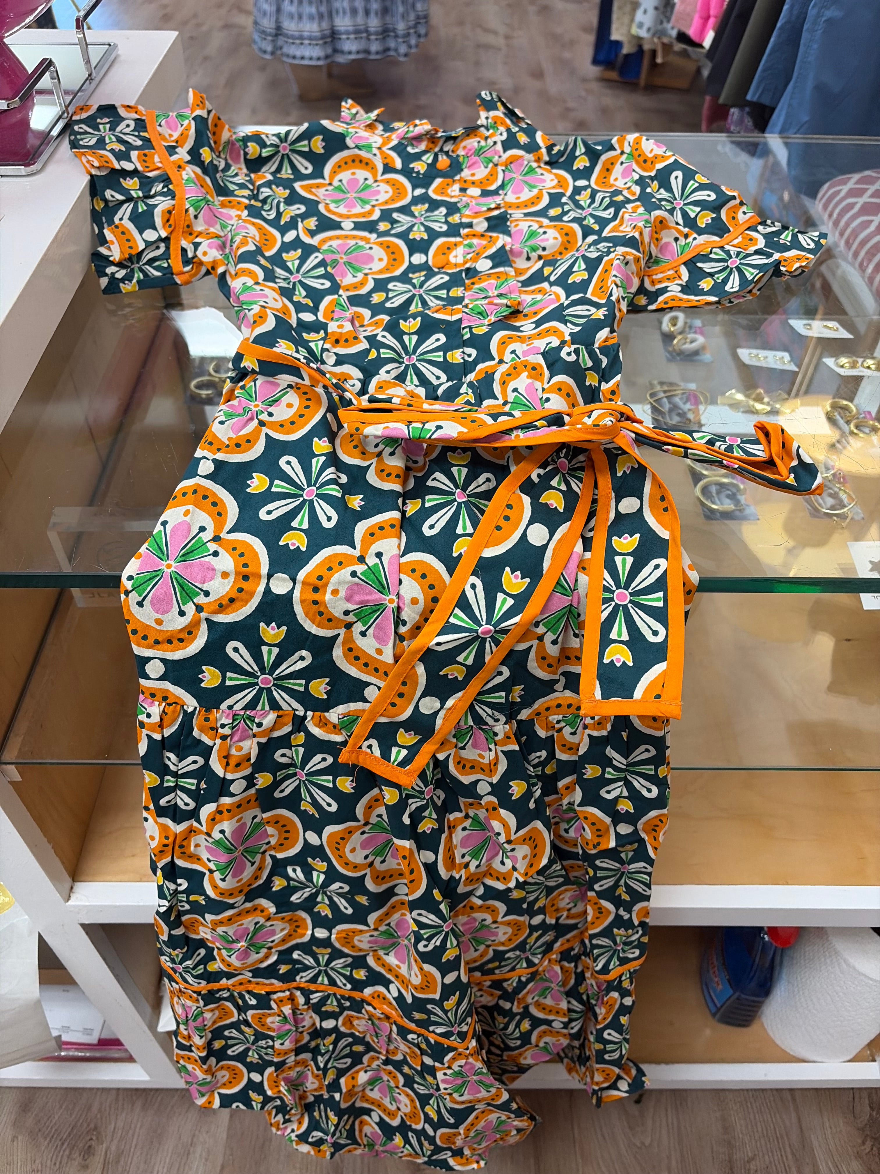 Sincerely Ours Lena Dress- Clementine Tile