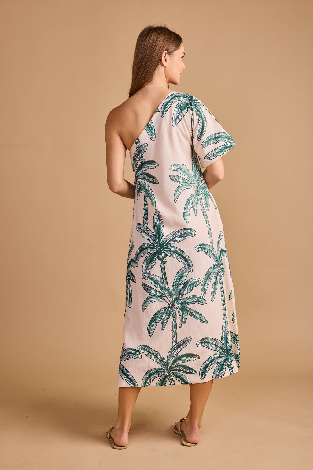 Double A Janey Dress- Coco Palm