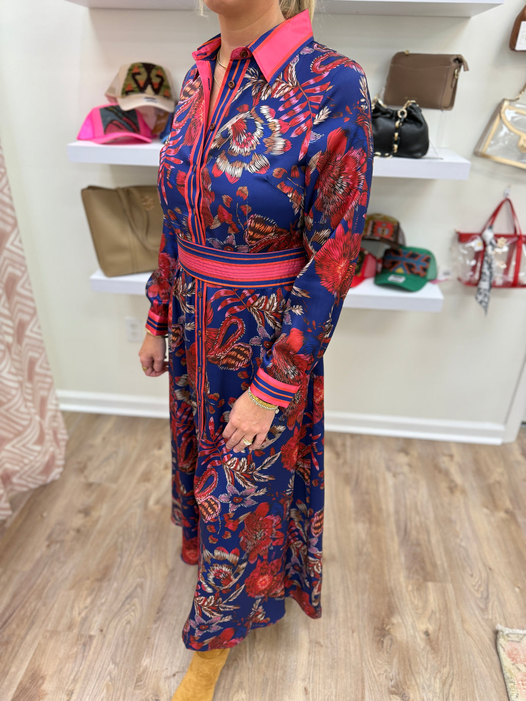 Jade Hibiscus Royale Midi