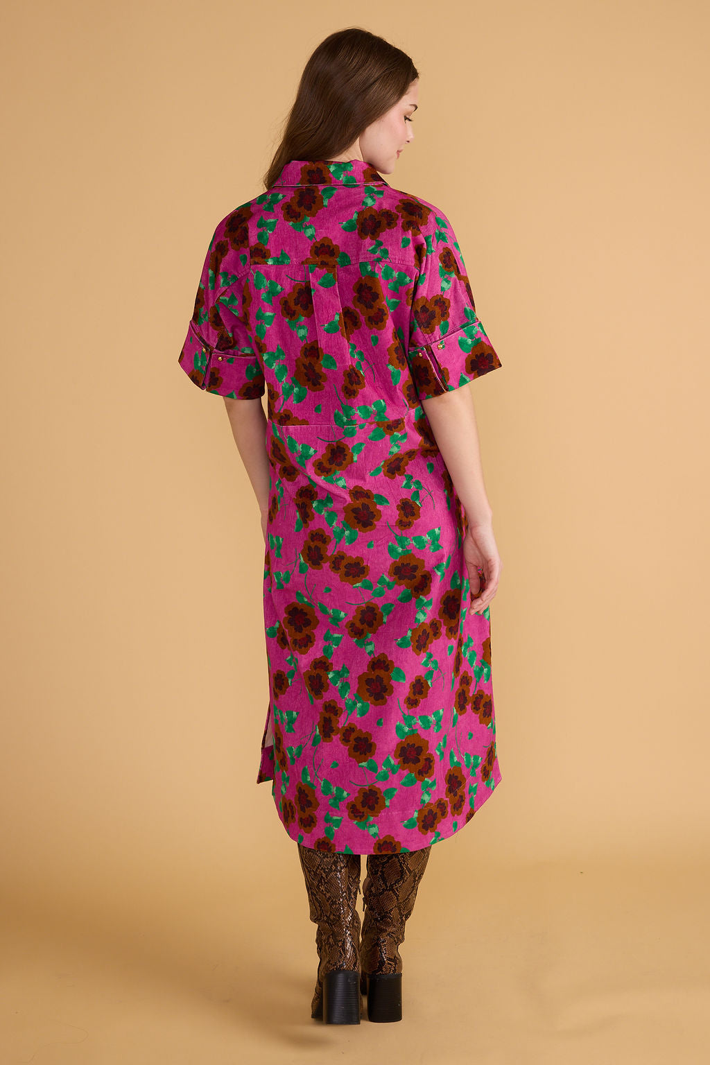 Double A Monica Dress- Rose Court