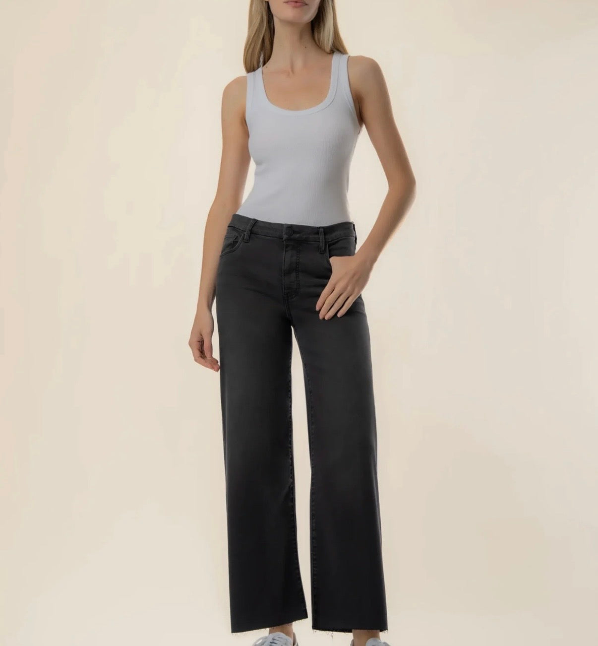 Kut Meg Wide Leg Denim- Definitely