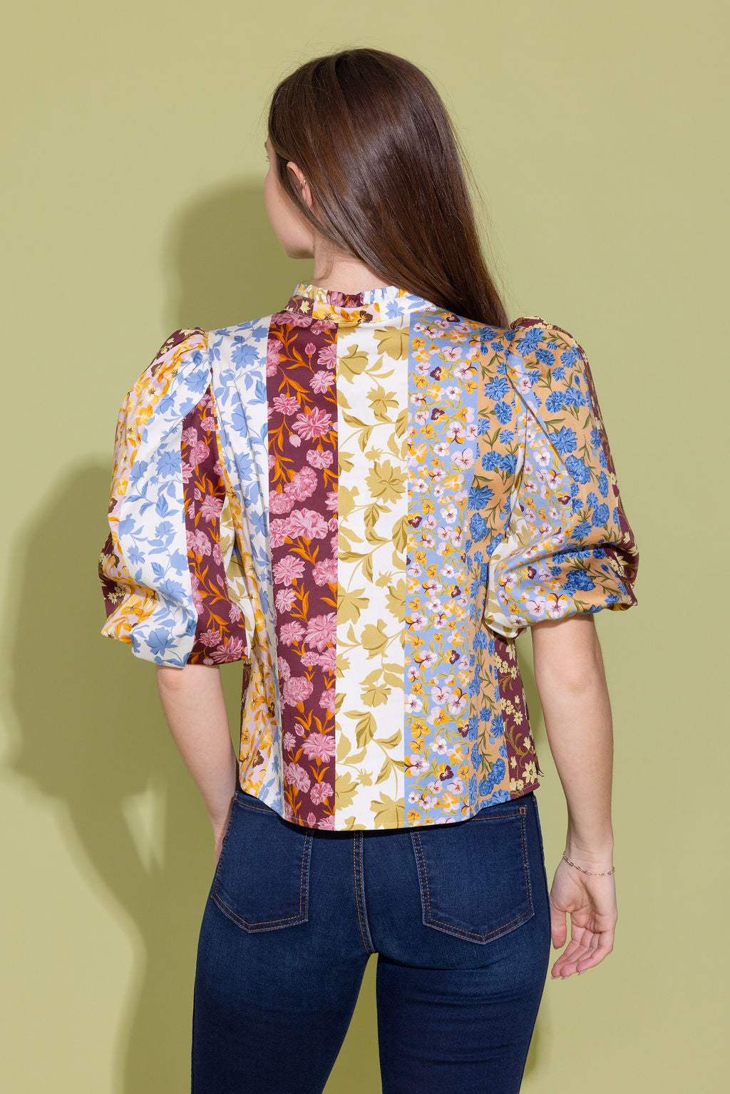 Alden Adair Ali Top- Golden Bouquet