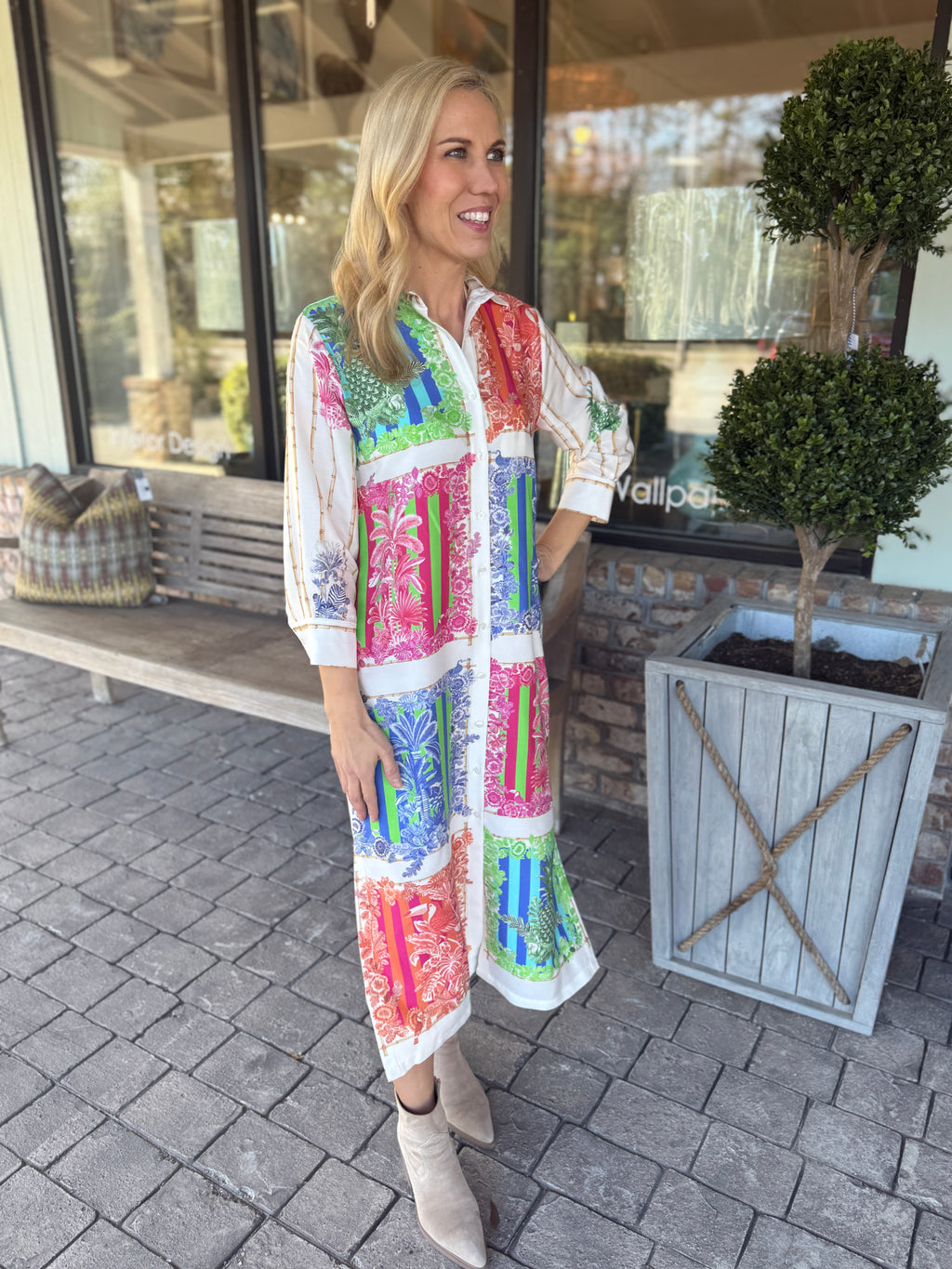 Vilagallo Bambu Tucan Dress