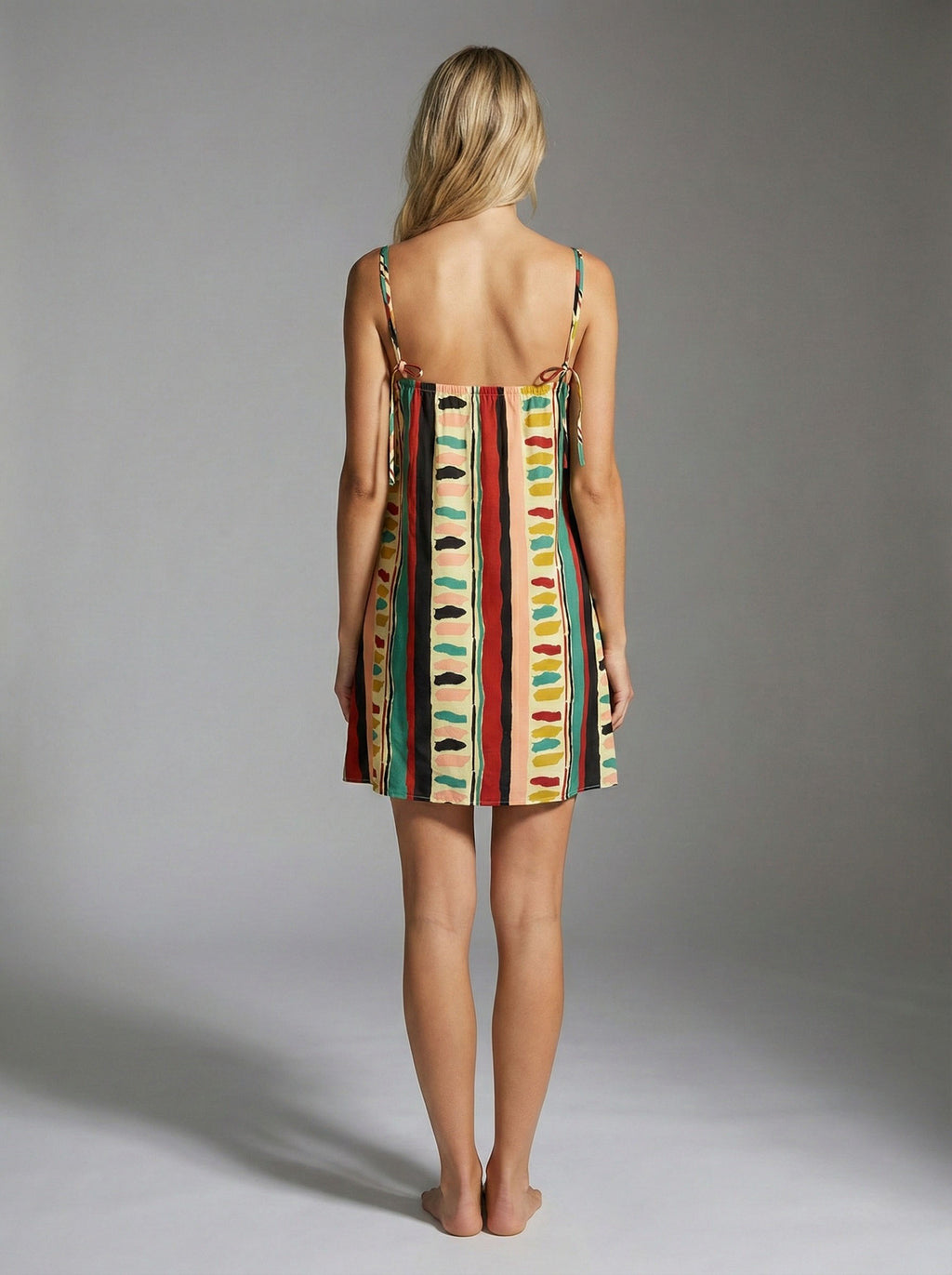 Meet Me in Sant Tank Strappy Dress- clash