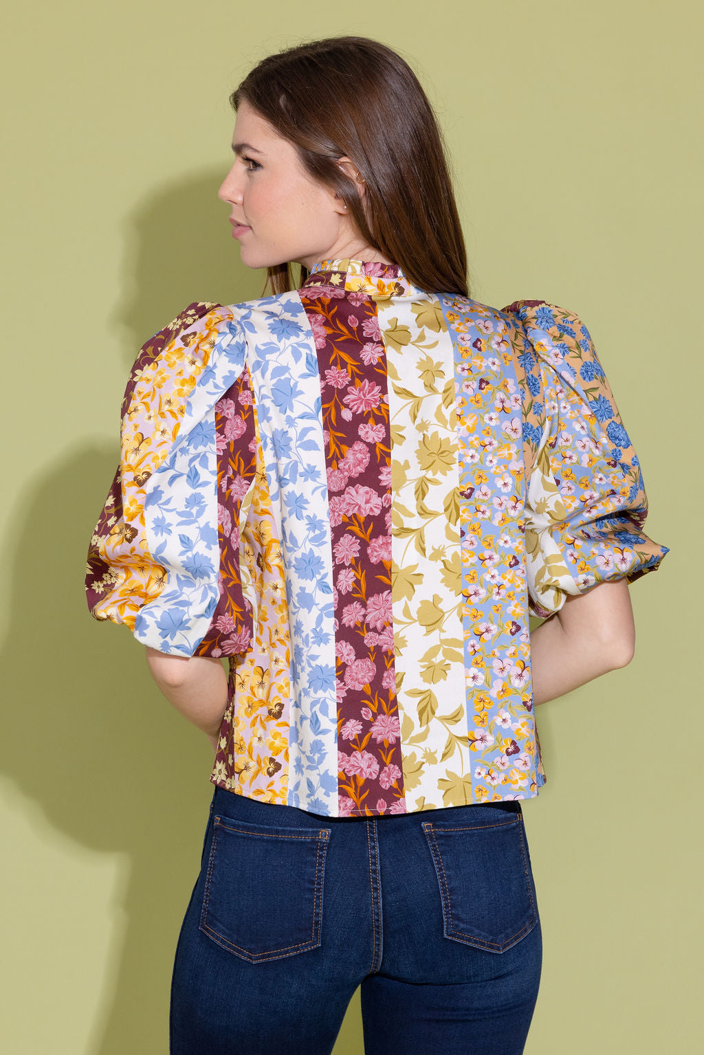 Alden Adair Ali Top- Golden Bouquet