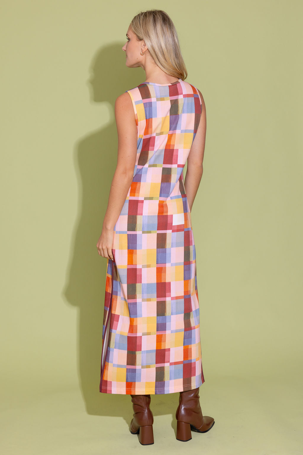 Alden Adair Berkley Dress- Check
