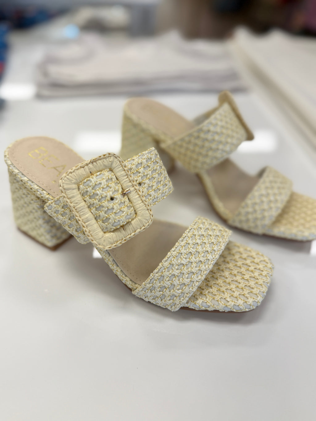 Matisse Lucy Raffia Heel