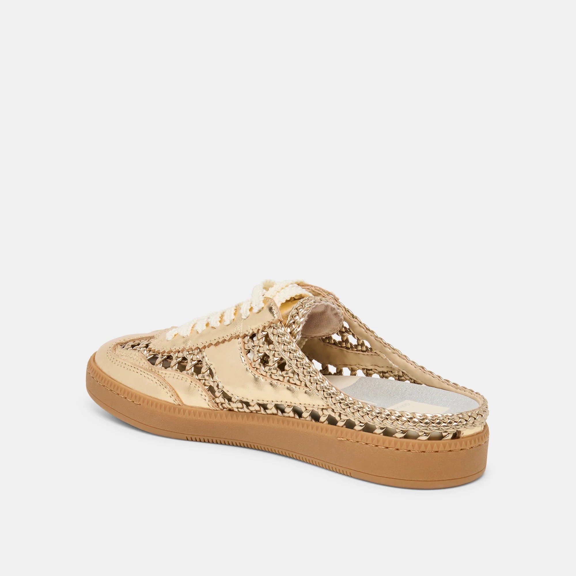 Dolce Vita Notice Woven Sneaker- Gold