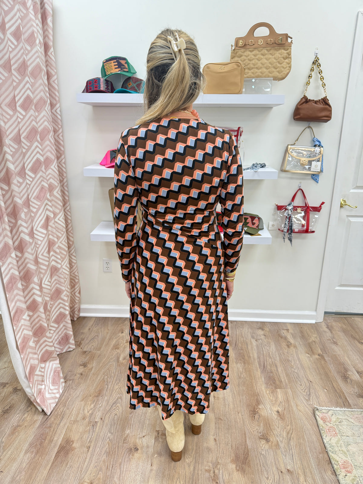 Compania Geo Printed Dress