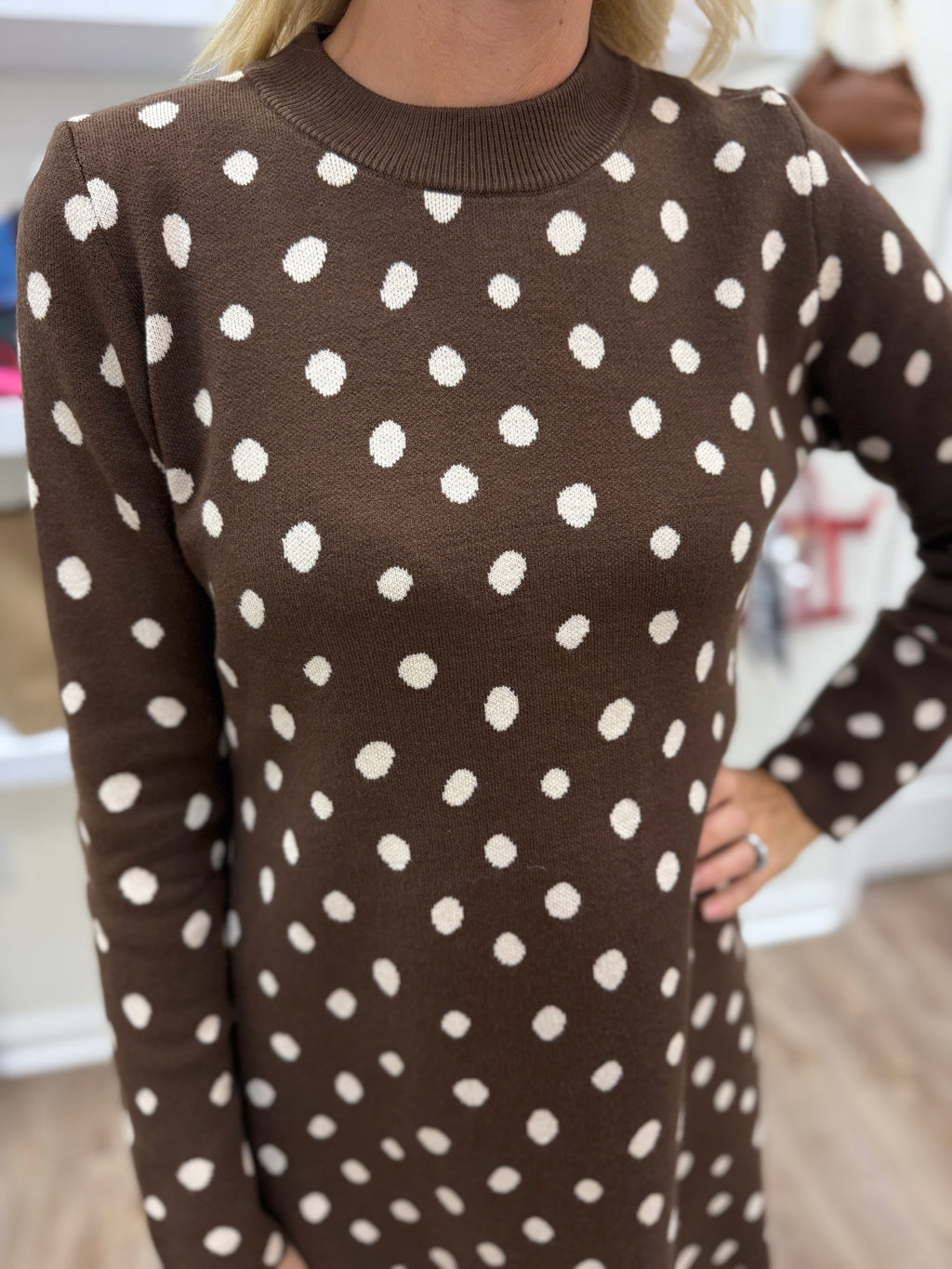 Compania Polka Dot Dress