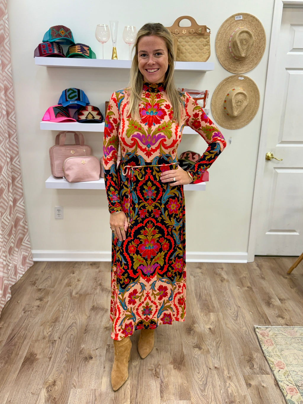 Elizabeth James Stevie Dress- Tapestry
