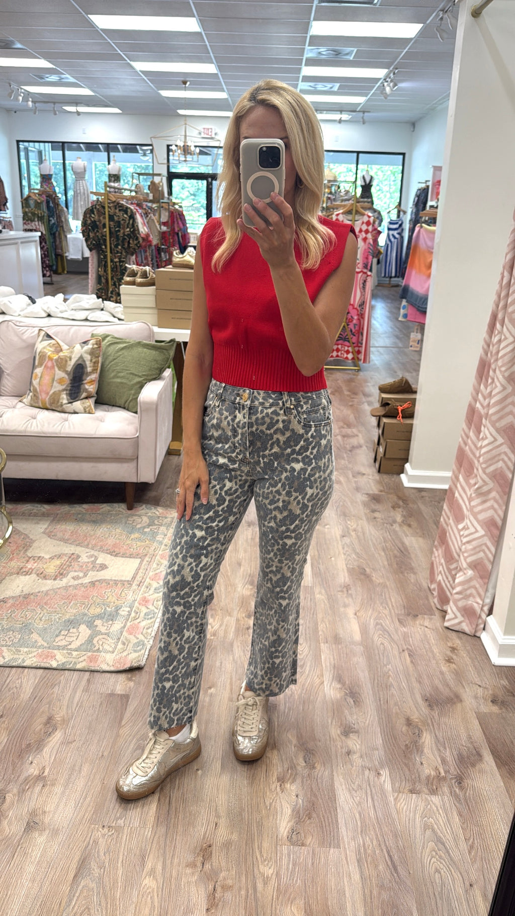 Kerisma Issa Knit Top- Empress Red