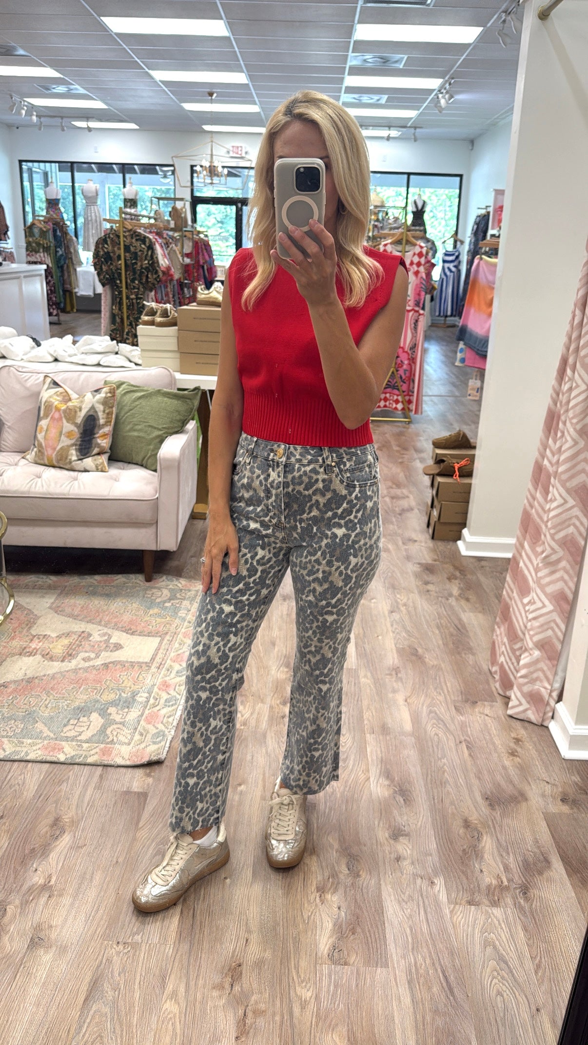 Kerisma Issa Knit Top- Empress Red