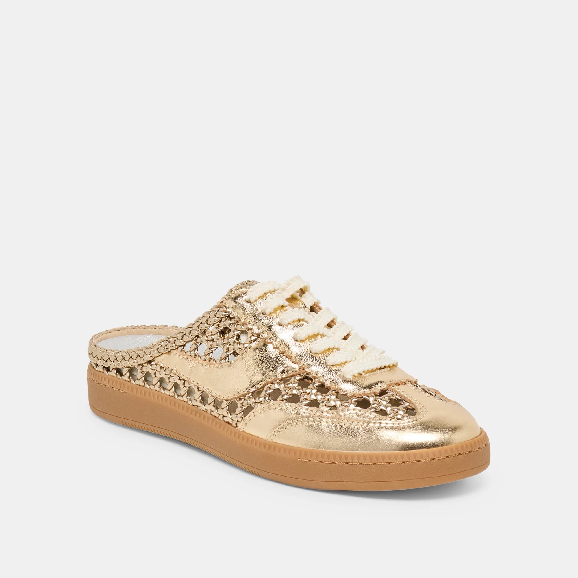 Dolce Vita Notice Woven Sneaker- Gold