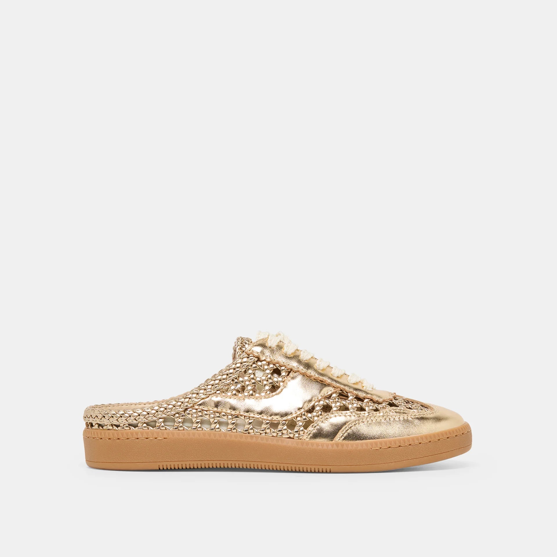 Dolce Vita Notice Woven Sneaker- Gold