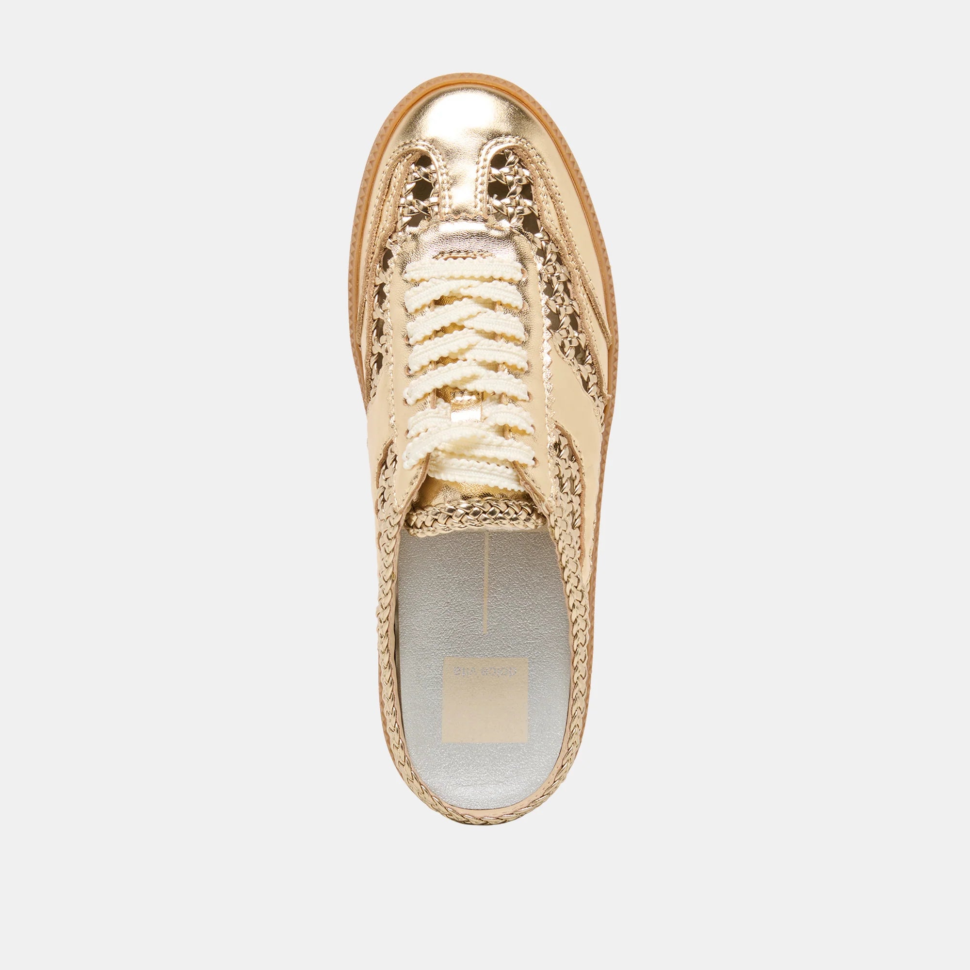 Dolce Vita Notice Woven Sneaker- Gold