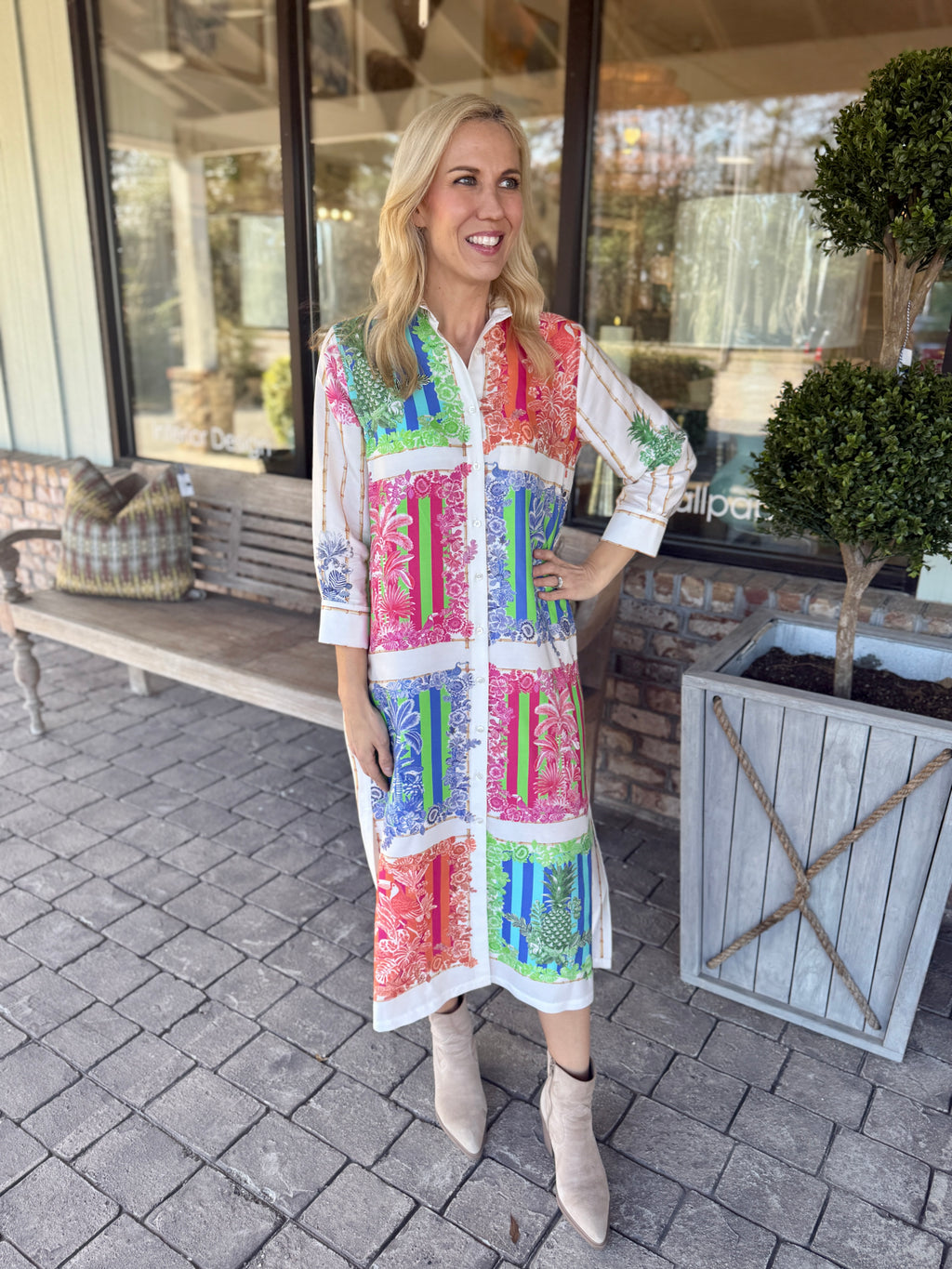 Vilagallo Bambu Tucan Dress