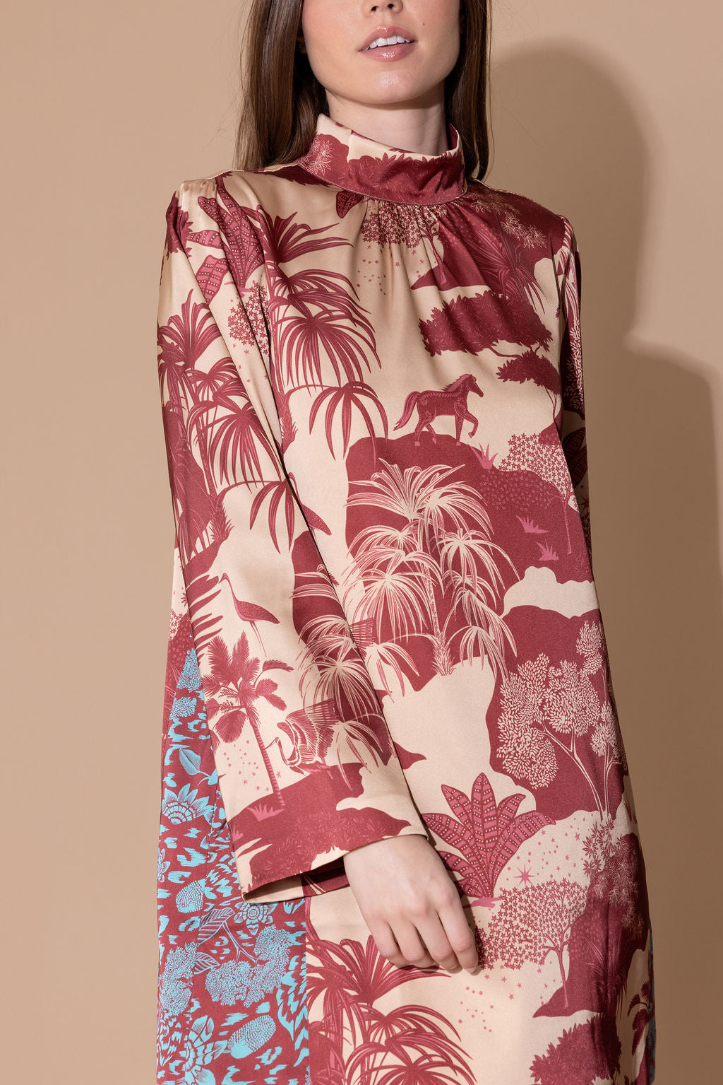 Alden Adair Bessie Dress- Sagebrush