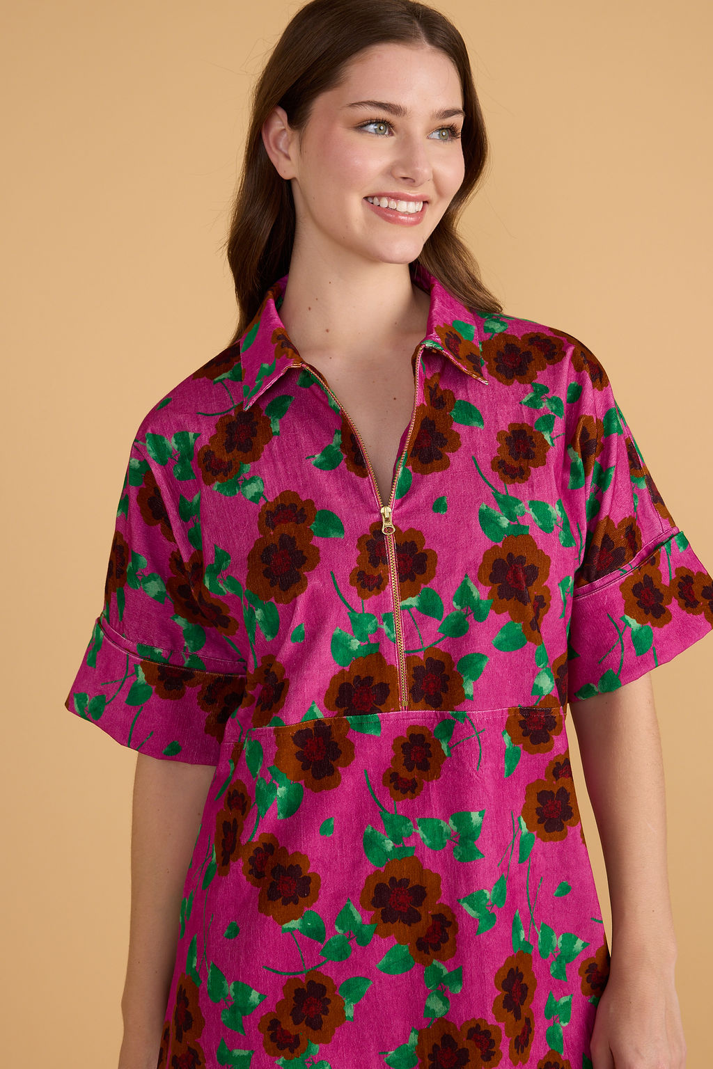 Double A Monica Dress- Rose Court