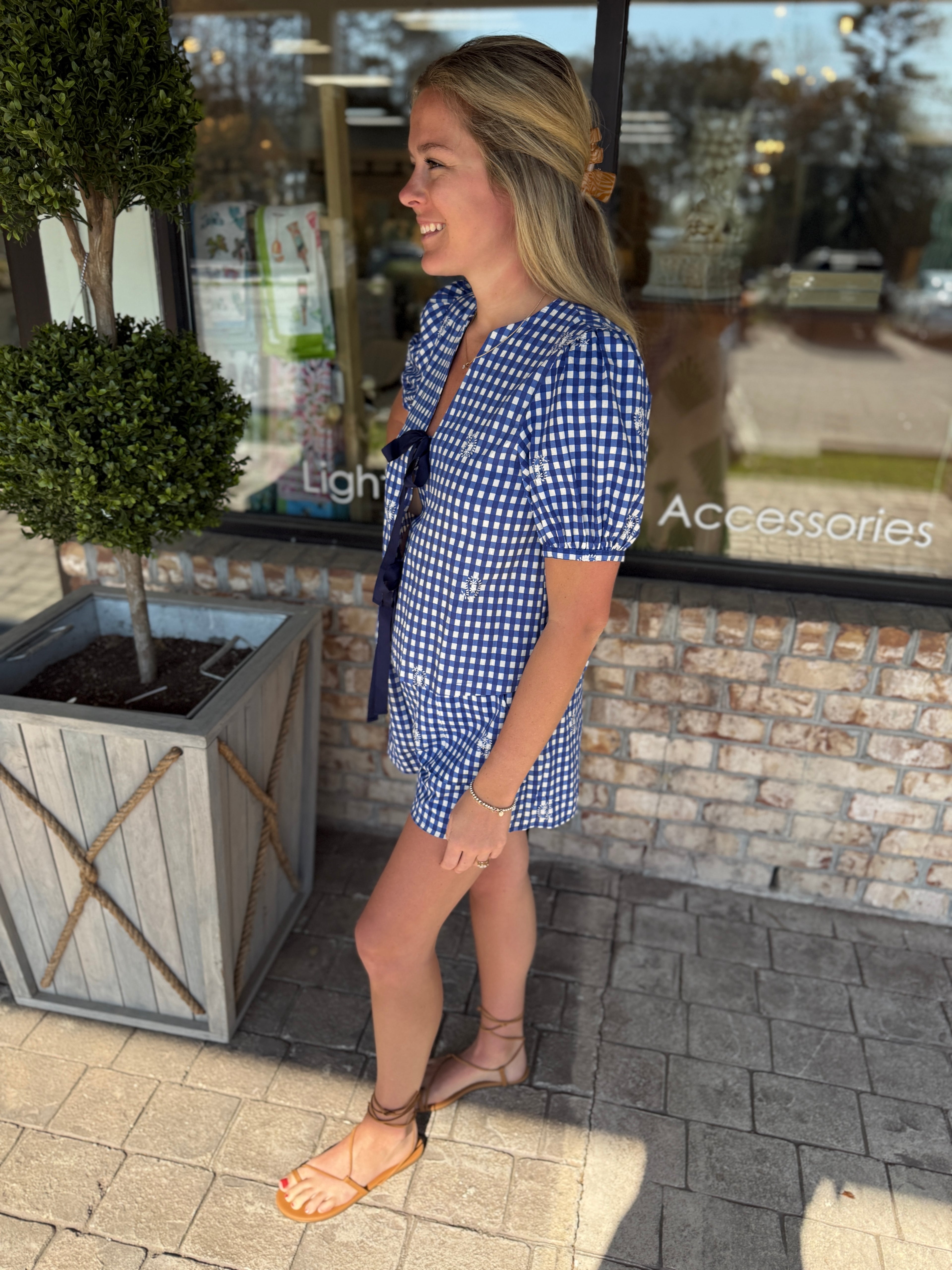 Meet Me In Santorini Azure Lace Set