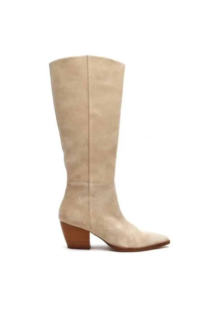 Matisse Suede Fern Tall Boot- Natural