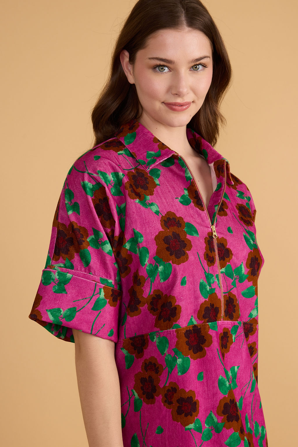 Double A Monica Dress- Rose Court