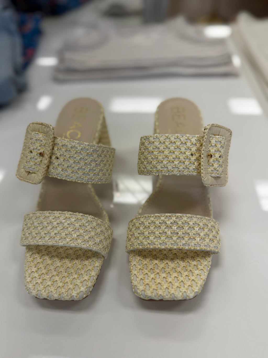 Matisse Lucy Raffia Heel