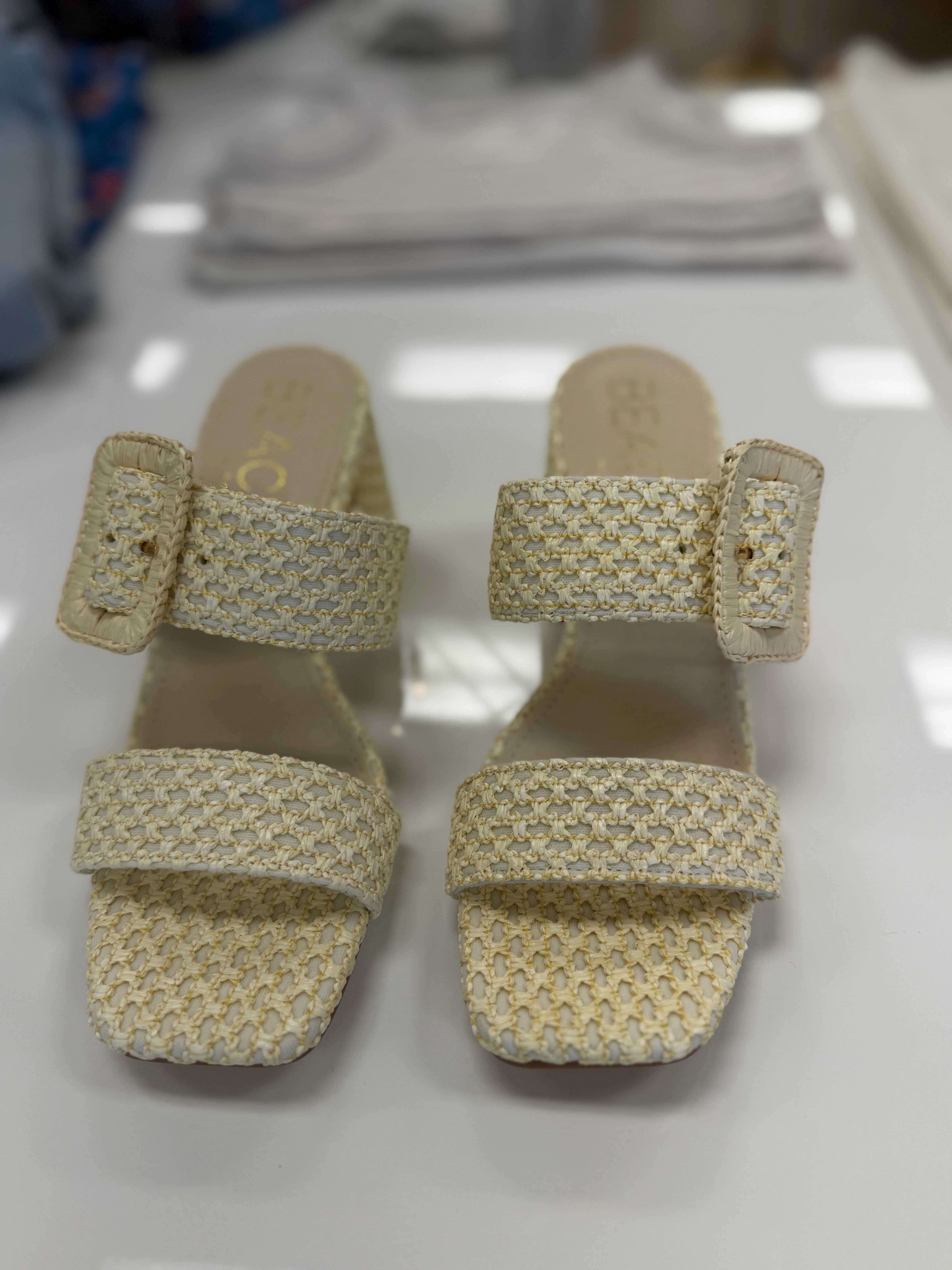 Matisse Lucy Raffia Heel