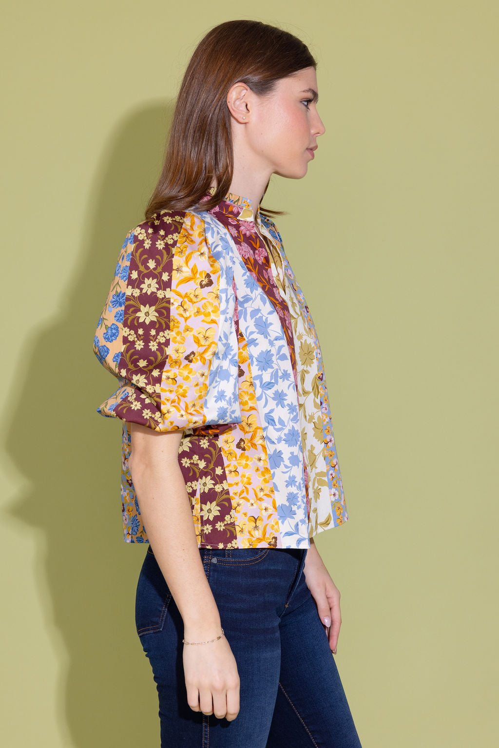 Alden Adair Ali Top- Golden Bouquet