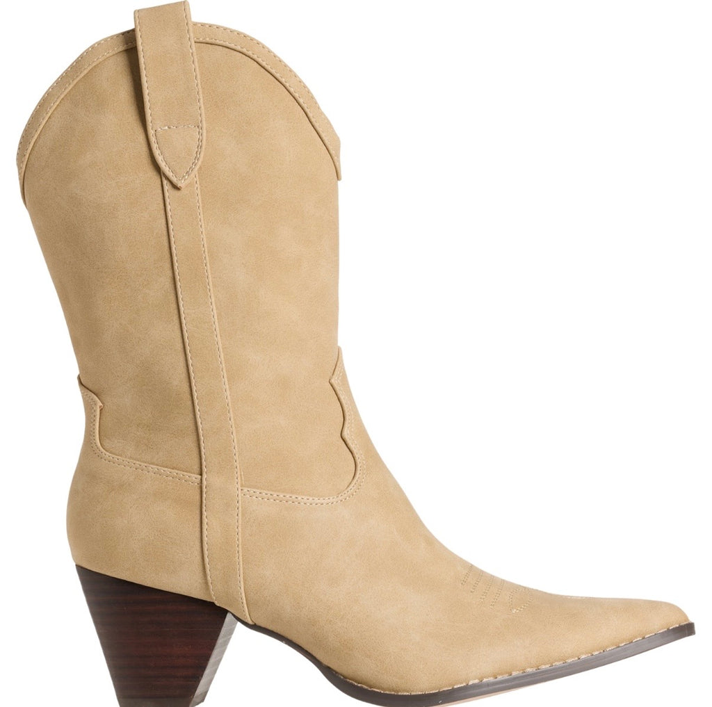 Matisse Benji Western Boot- Natural