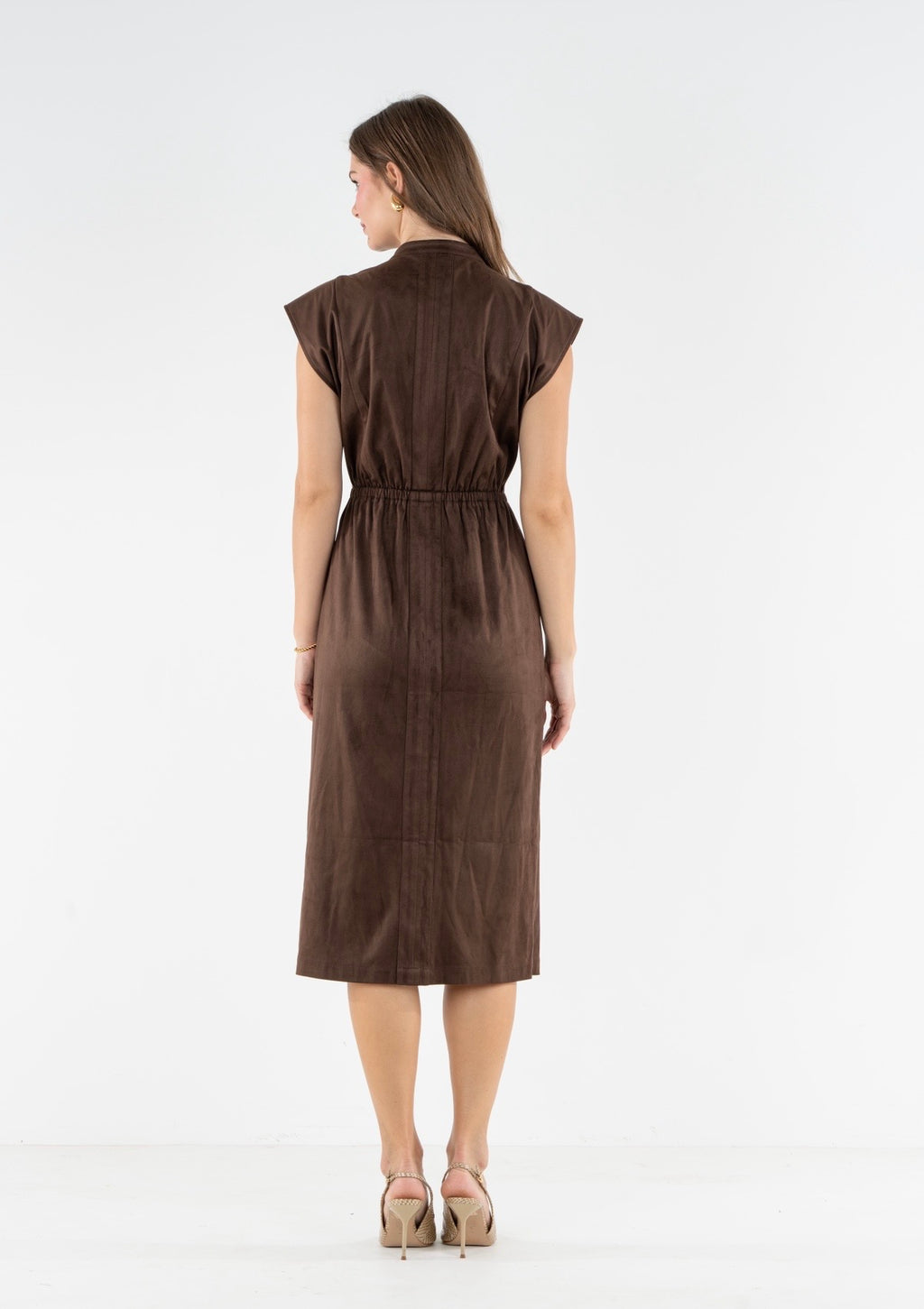 Emily McCarthy May Dress- Fudge