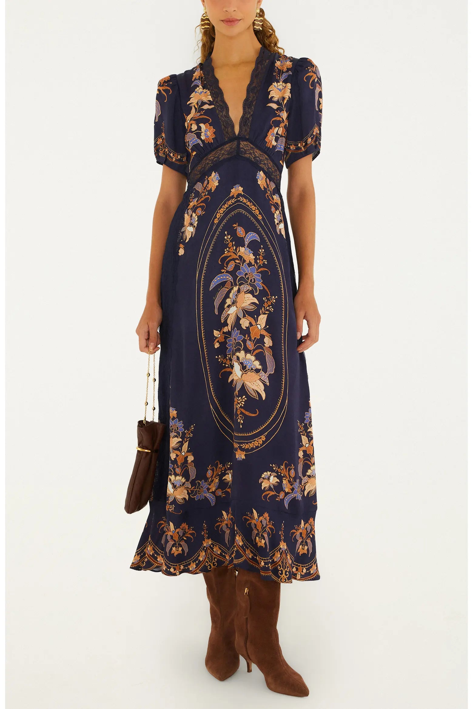 Farm Rio Lara Navy Maxi