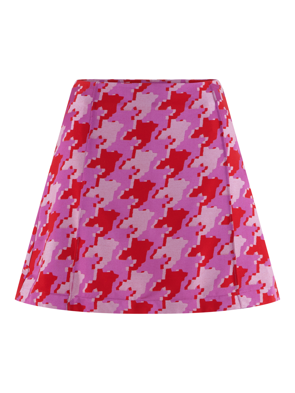 Emily McCarthy Social Skirt- Houndstooth