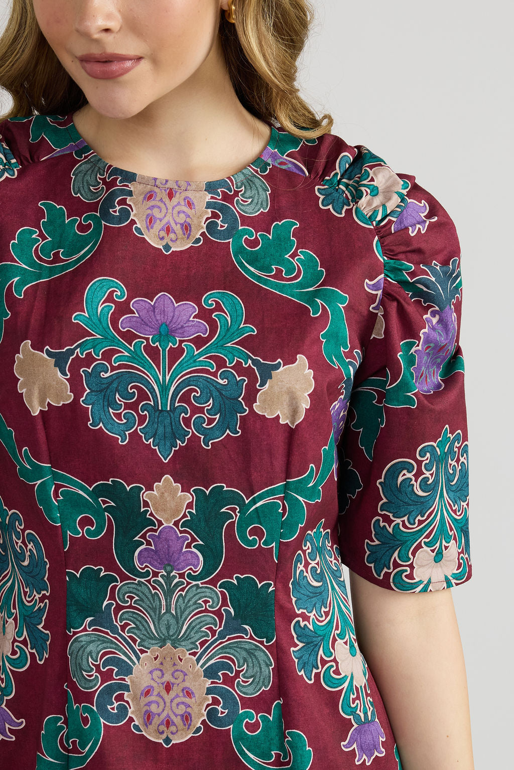 Double A Campbell Dress- Damask