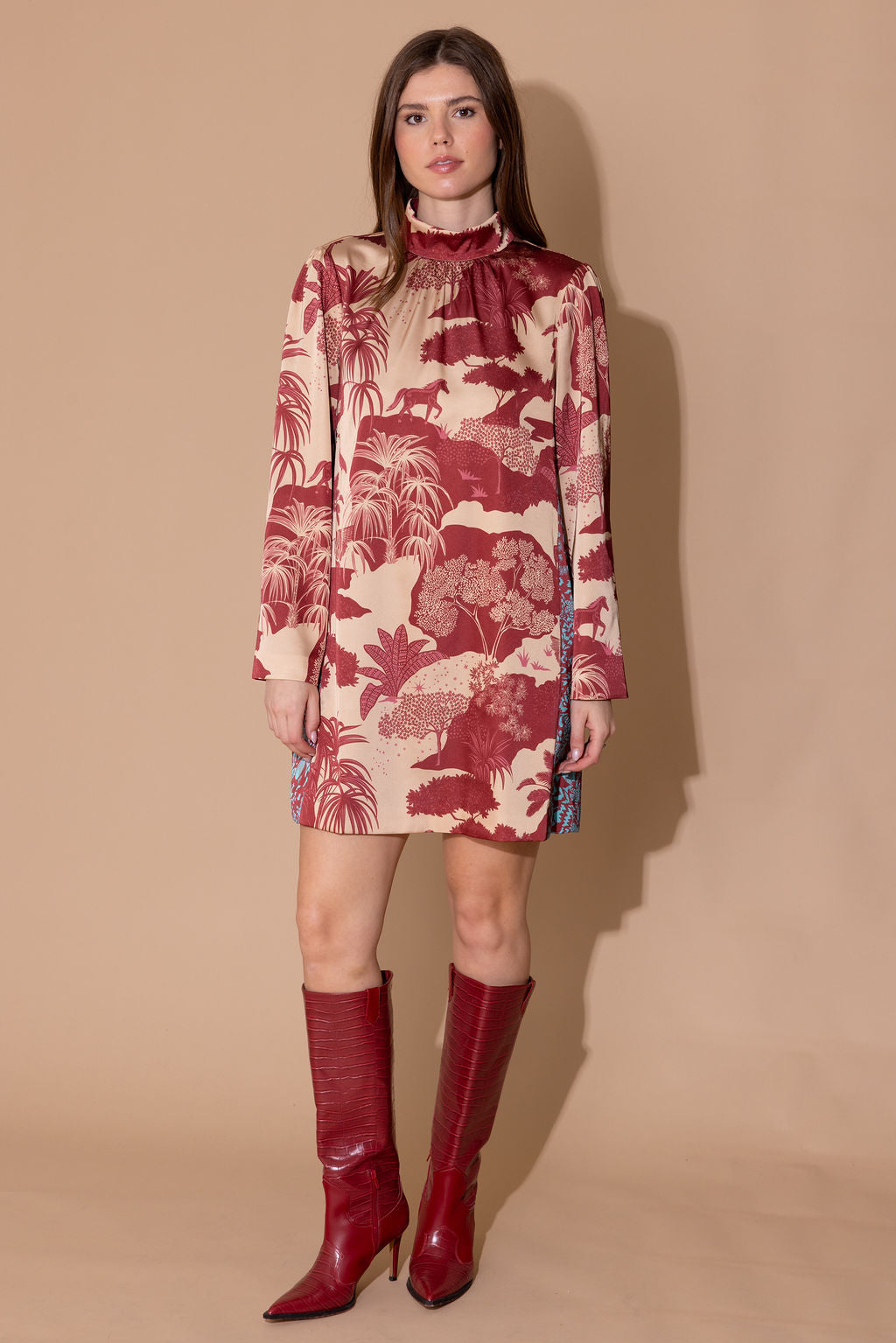 Alden Adair Bessie Dress- Sagebrush