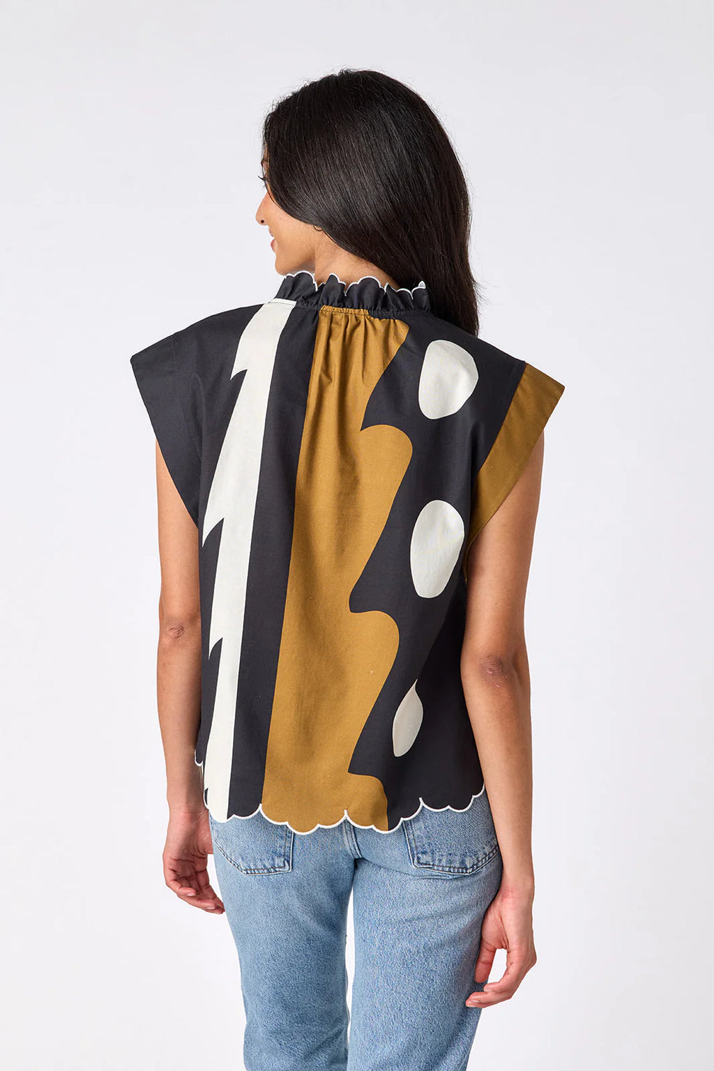 Crosby Fritzy Top- Wild Line