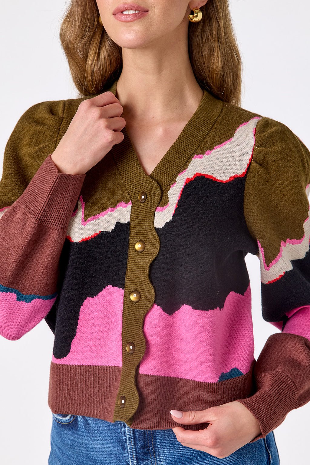 Crosby Jude Cardigan- Portoro