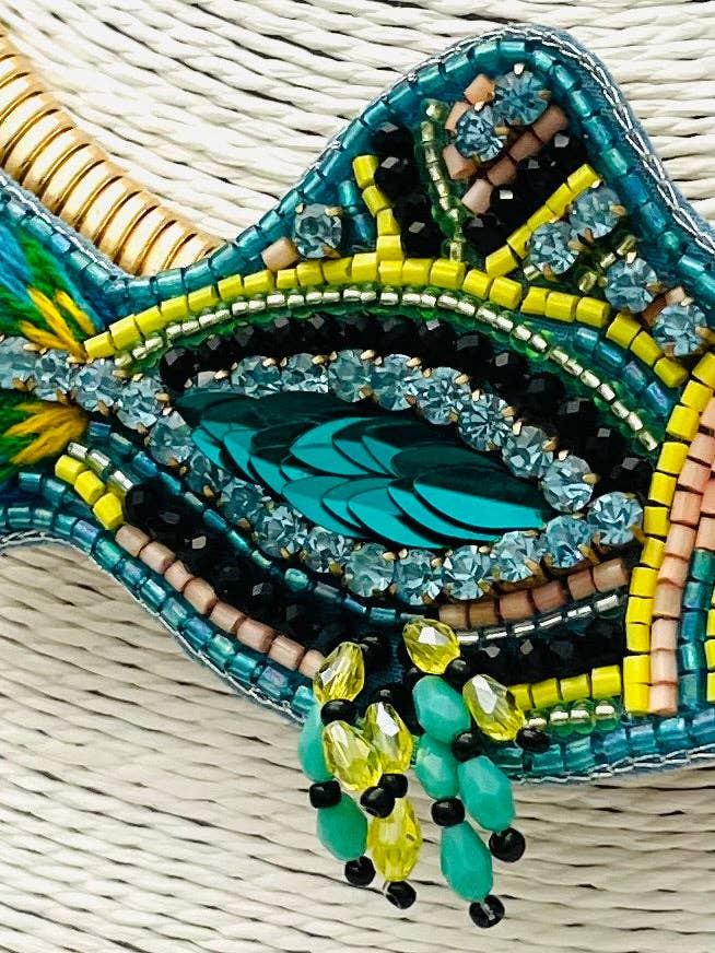 242 Beaded Fish Necklace