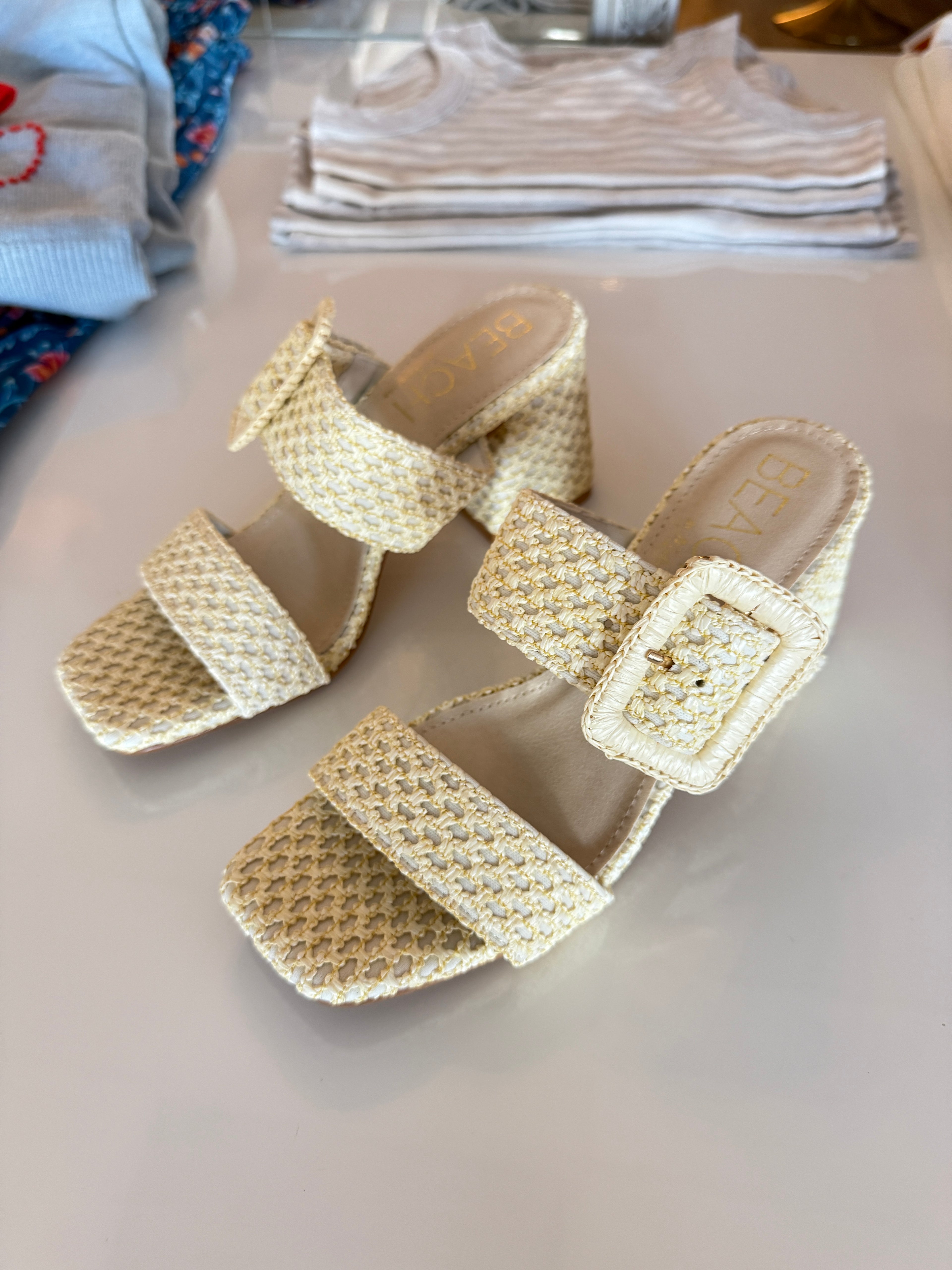 Matisse Lucy Raffia Heel