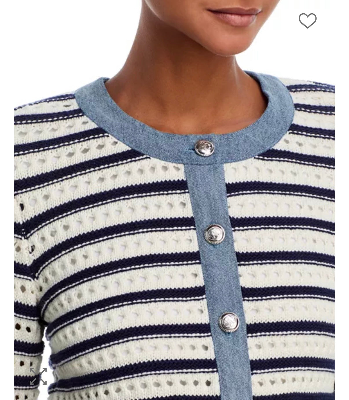 Steve Madden Casette Cardi Stripe