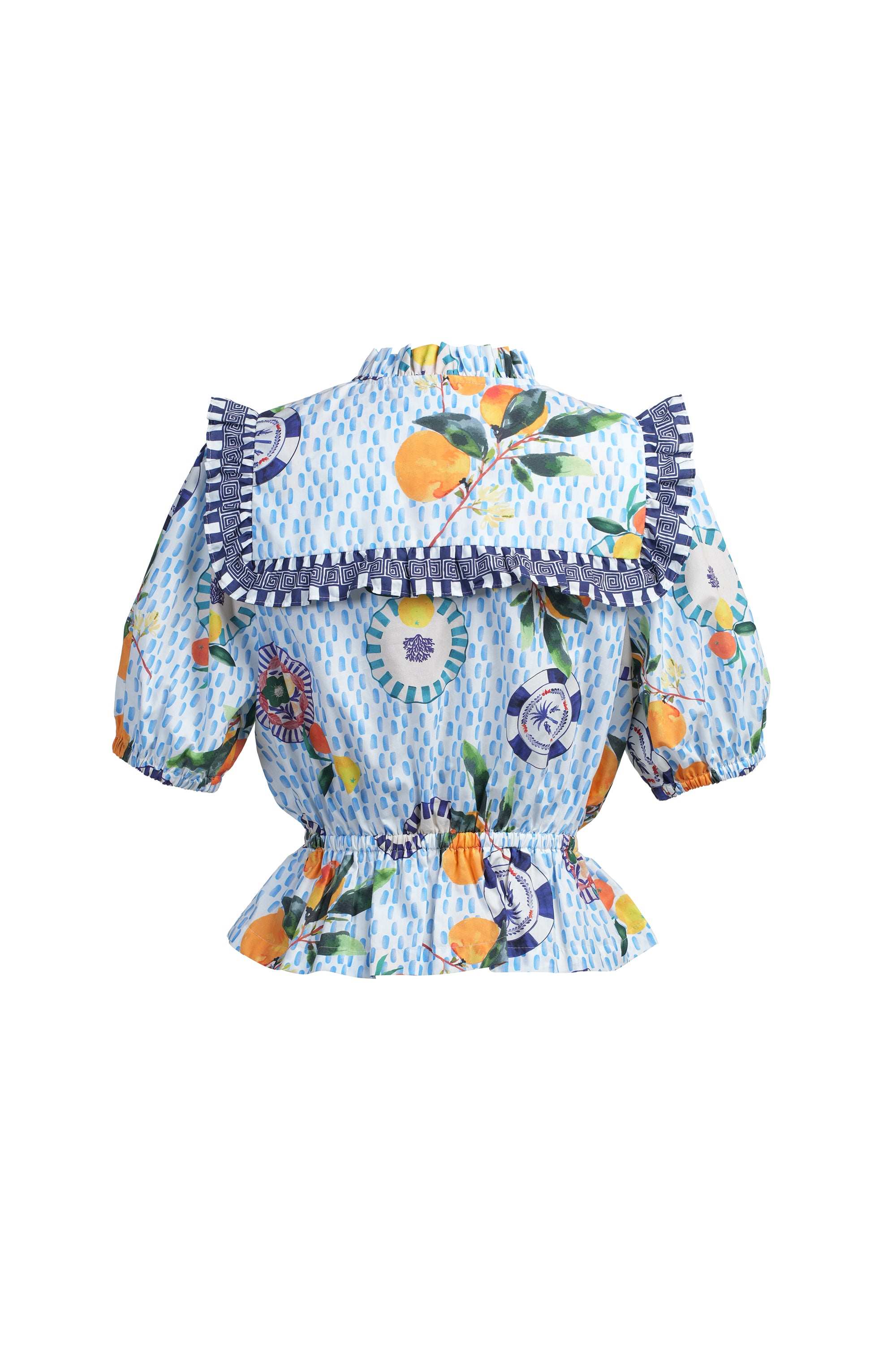 Emily Lovelock Freya Print Blouse- multi