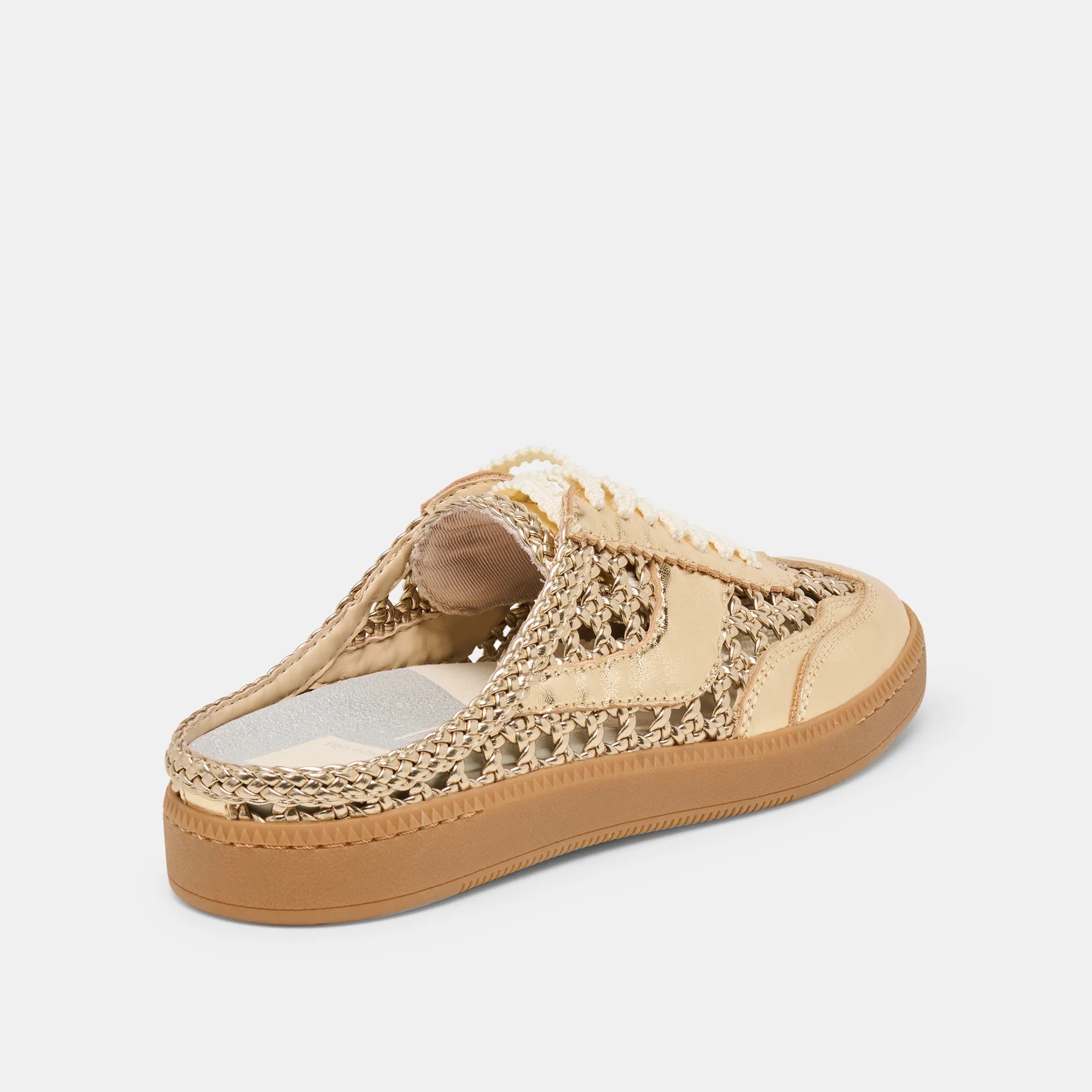 Dolce Vita Notice Woven Sneaker- Gold