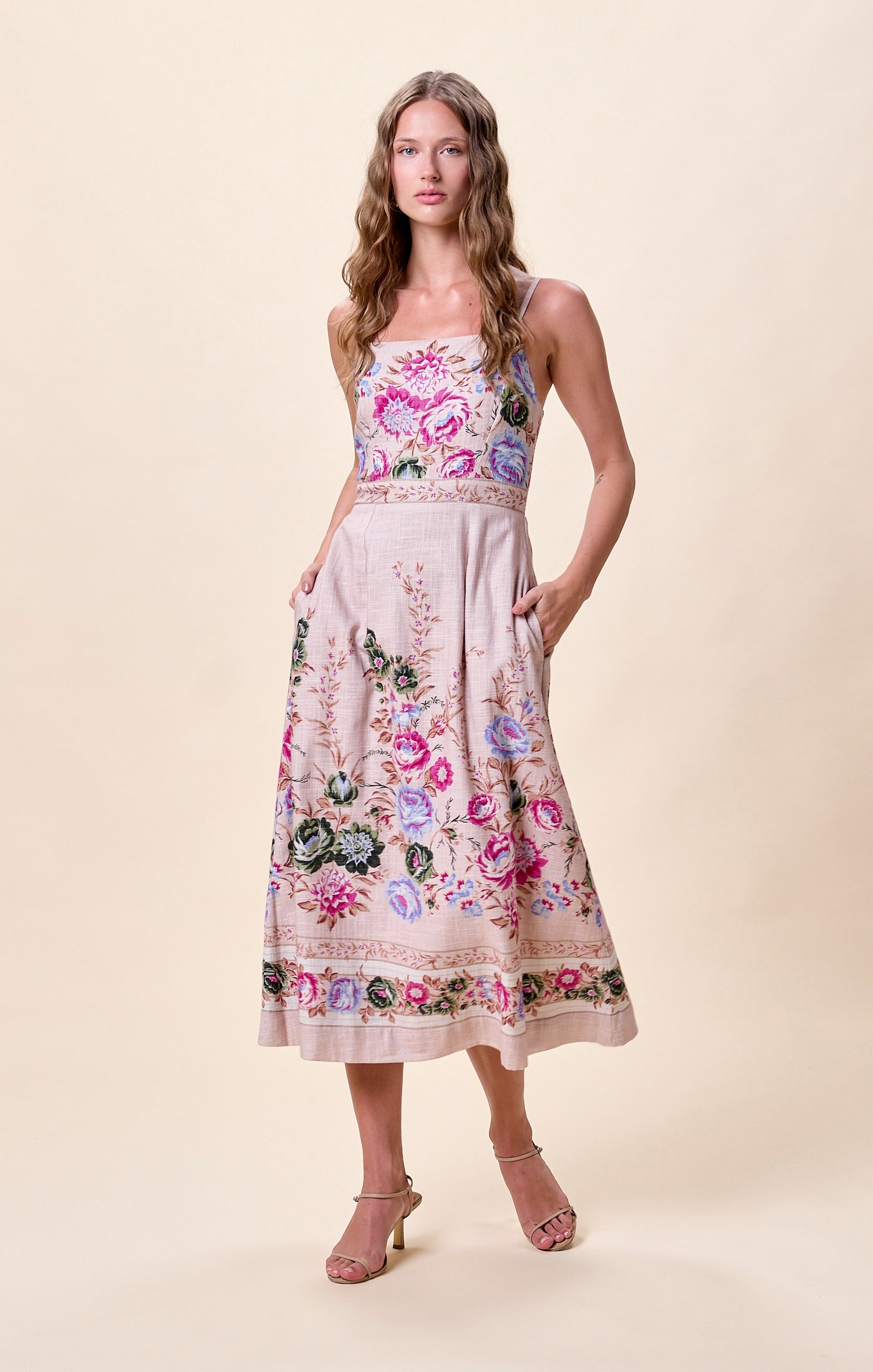 Cleobella Trina Ankle dress Silva Multi