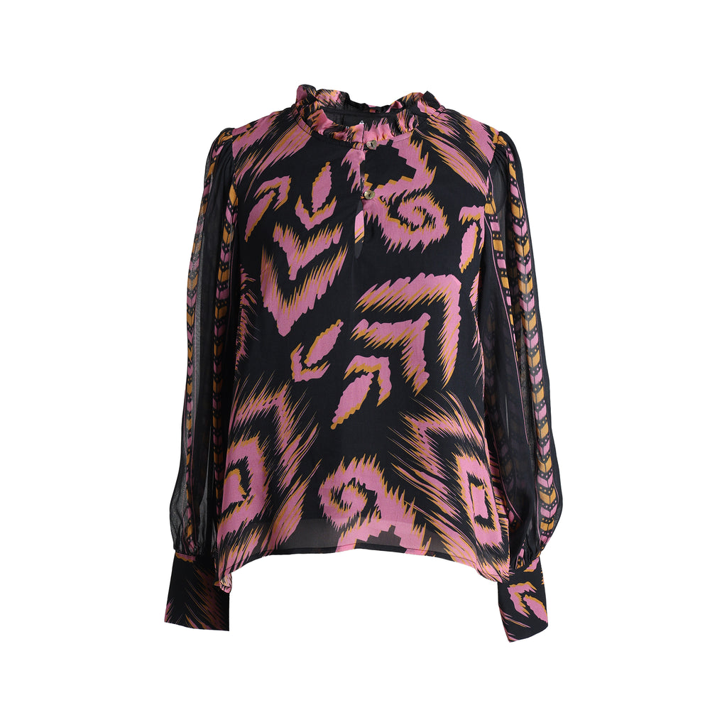Emily Lovelock Evanna Print Top