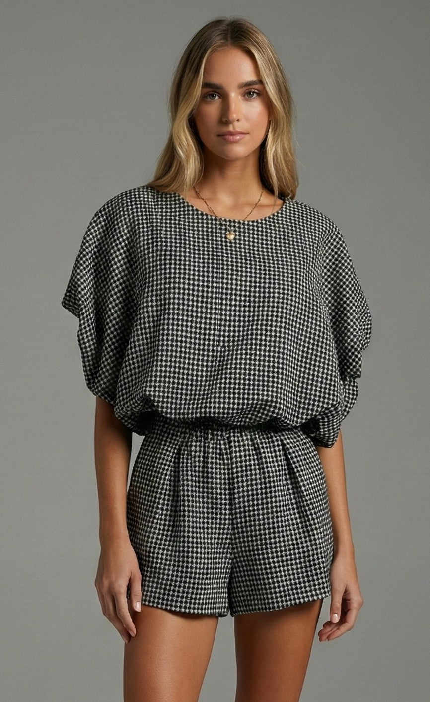 Meet Me Gingham Short